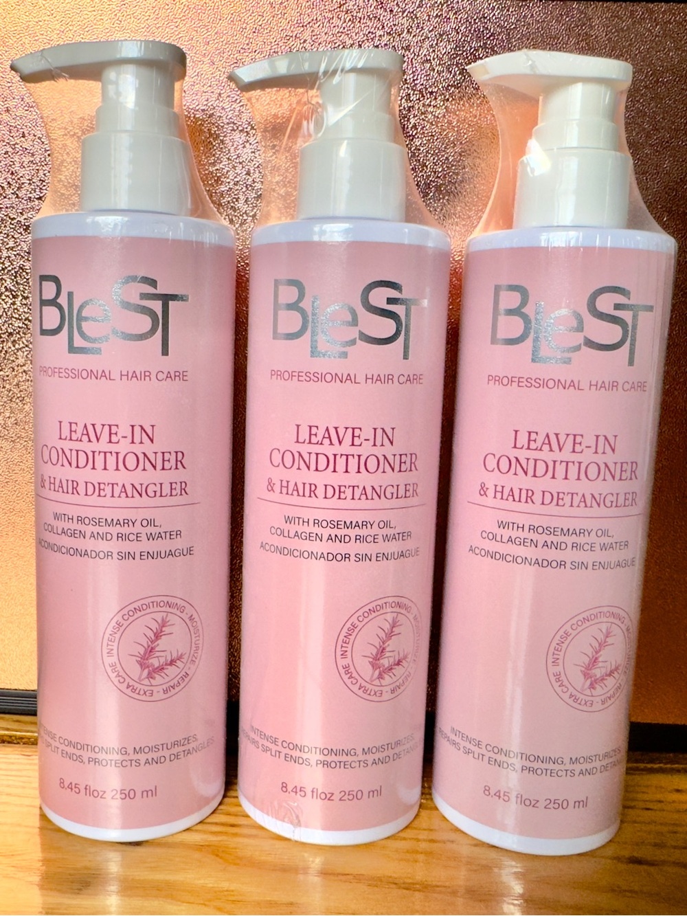 Blest Professional Leave-lN Conditioner & Hair Detangler- Bundle of 3!